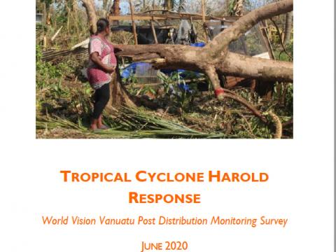 Tropical Cyclone Harold - World Vision Post Distribution Monitoring - Survey