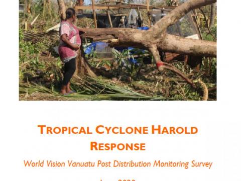 Cyclone Harold - Post Distribution Monitoring Survey