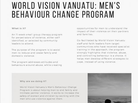Men's Behaviour Change Program