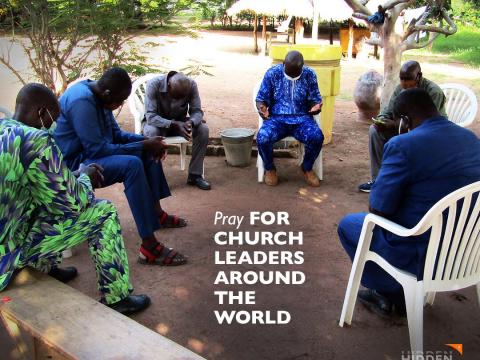 Pray for church leaders around the world