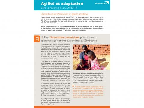 Agilité et adaptation dans la réponse à la COVID-19