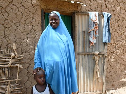 Salamatou and her first born Abdoul_Malik