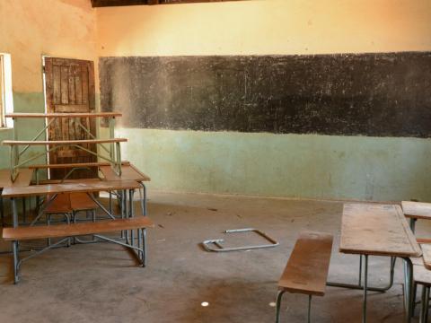 Empty classroom