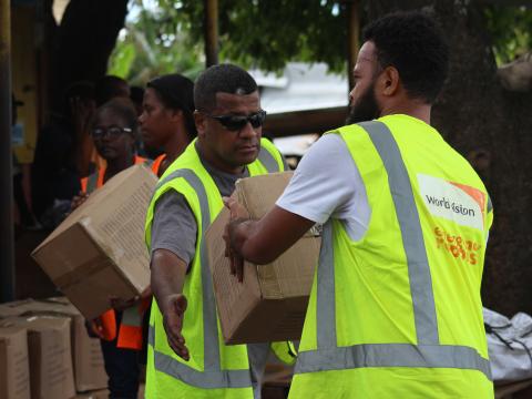 Setting up relief distribution