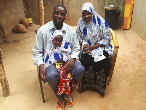 Moustapha and his family