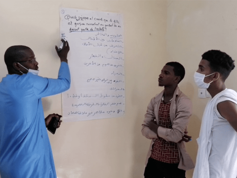 Safeguarding Week workshop for children and young people in Mauritania