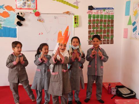 Sana and her classmates are in ECD