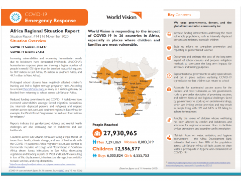 COVID-19 Africa SitRep #14