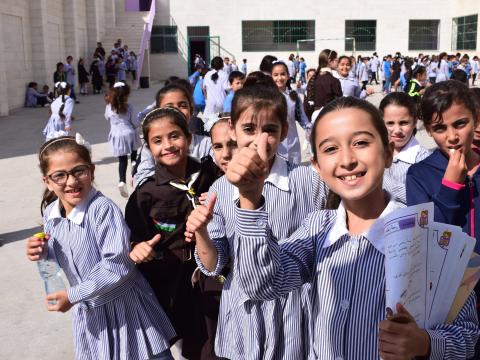 School girls East Nablus 