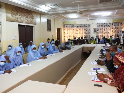 participants at the globalhandwashing day