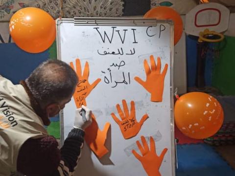 World Vision staff in Syria celebrates 16 Days of Activism Against Gender-Based Violence