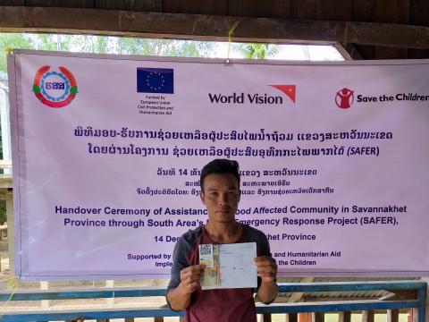 Rebuilding hopes through cash transfer programming