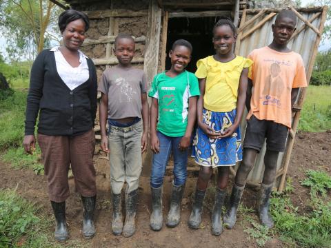 Eunice and her children