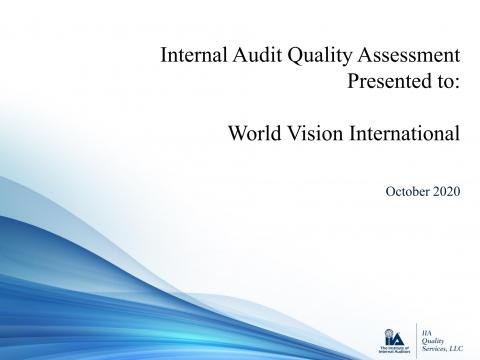 Internal Audit Quality Assessment