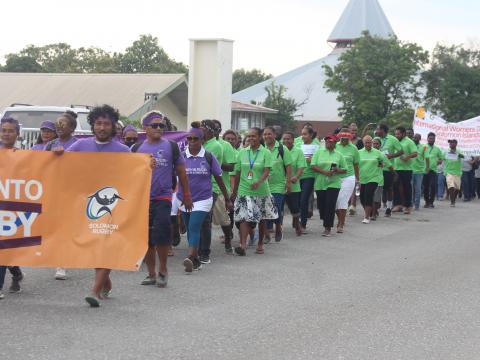 International Women's Day 2021 Parade in Honiara