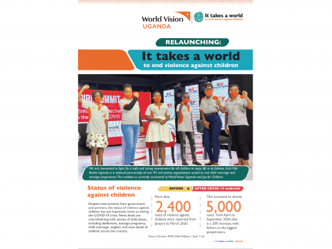 It takes a world campaign relaunch publication