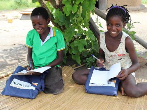 School materials restore children's dreams in cyclone and COVID-19 affected areas in Mozambique