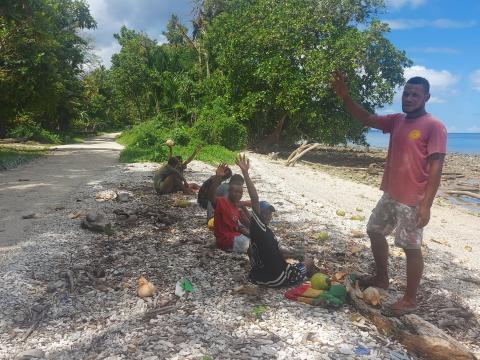 Young child in Solomon Islands