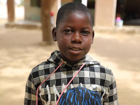 In the village of Nafadi in Diéma district. children's security was at risk , a risk that World Vision could address by building a fence.