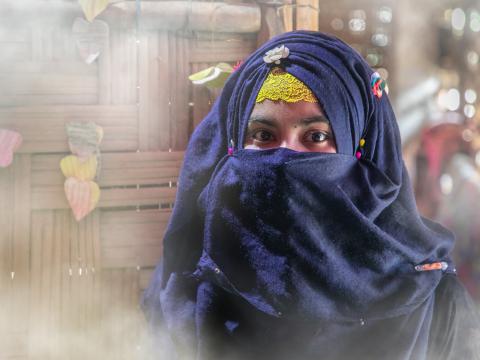 Afghanistan girl in Burkha