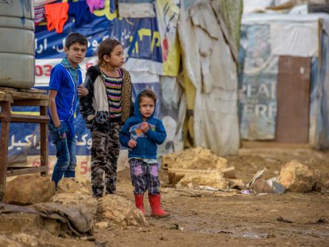 Refugee children in Lebanon