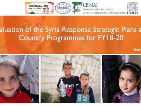 Evaluation of the World Vision Syria Response Strategic Plans and Country Programmes