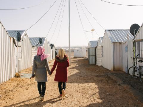Combating child marriage in Azraq Refugee Camp