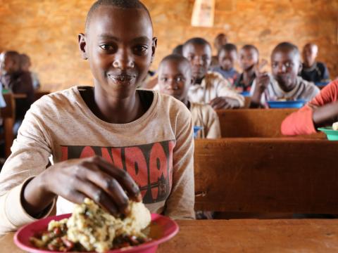 School feeding programme paves way to increased school attendance