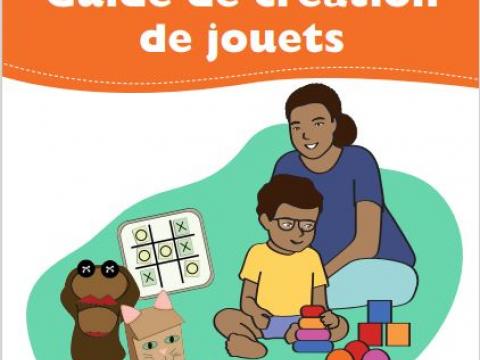 World Vision Toy for Early Childhood Development Dark Skin Tone in French