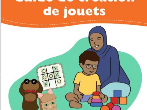 World Vision Toy for Early Childhood Development Muslim Dark Skin Tone in French