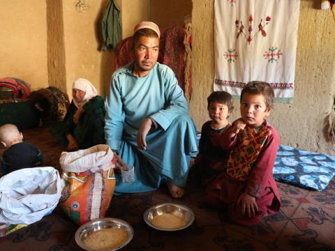Noruddin's family face hunger and poverty in Afghanistan.