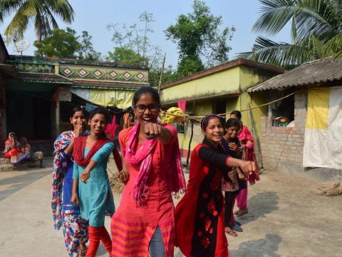 Girls in India learn to protect themselves and others from danger and child marriage