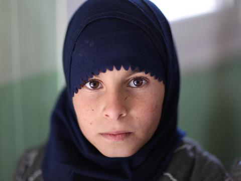 An IDP girl in the Kurdistan Region of Iraq