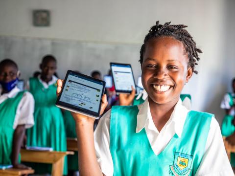 World Vision Uganda World Vision Spain digital education project improving the quality of learning and teaching.