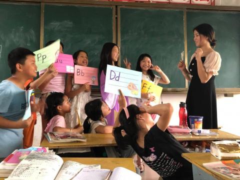 Former sponsored child now a teacher