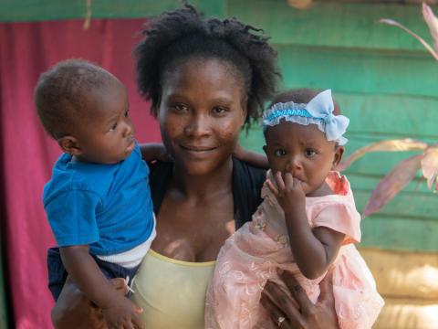 Odette learned about child health and nutrition at our Go Baby Go project in Haiti.