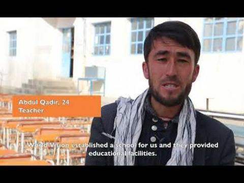 World Vision provided schools in Afghanistan