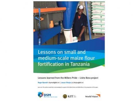 Lessons on small and medium scale maize flour fortifications in Tanzania