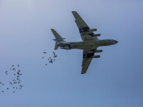 WFP airdrops food in South Sudan