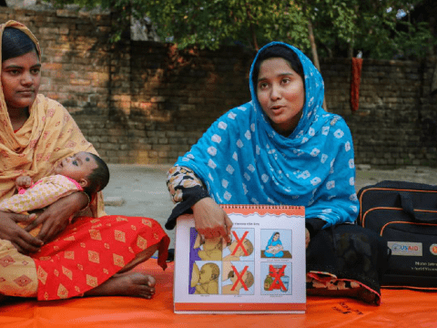 Helping families to improve nutrition in south west Bangladesh