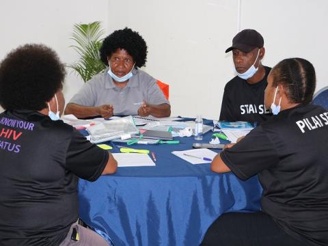 Case Finding Officers complete HIV counselling training (113)