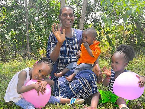 Ruth chose to surrender all her worries to God and hope for the best, in the aftermath of the post election violence that rocked Kenya in 2007. ©World Vision Photo/Sarah Ooko.