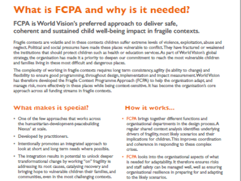 FCPA: Fragile Contexts Programming Approach 3 pager