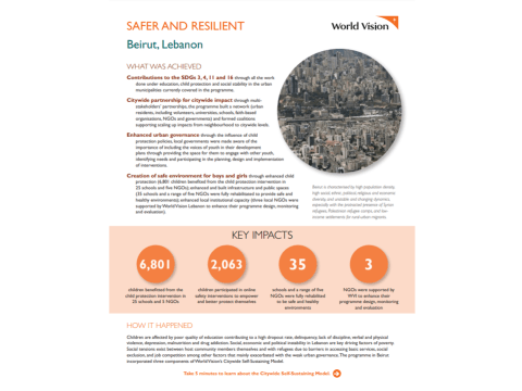 Urban Case Study - Lebanon