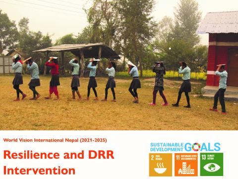 Resilience and DRR intervention flyer cover