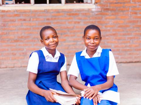 Halima and Anifa return to school as malaria cases fall