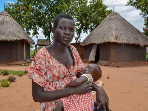 World Vision Uganda Food assistance South Sudanese refugees Bidibidi settlement Yumbe West Nile