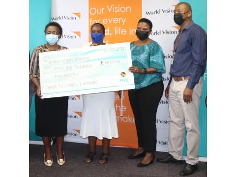 FNB Eswatini’s SZL56,100 to change 85 learners’ lives