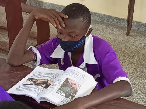 World Vision Uganda supporting reading in schools