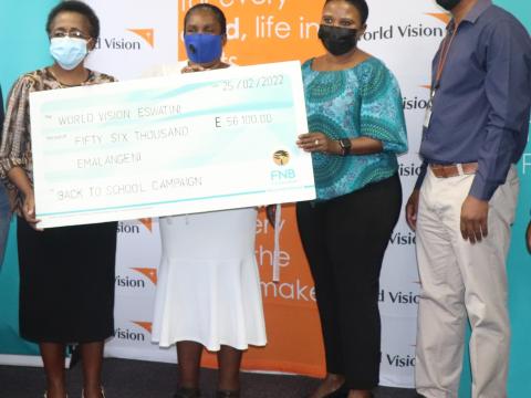 FNB Eswatini’s SZL56,100 to change 85 learners’ lives